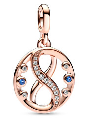 Charm placcato in oro rosa Infinity Rose Me 782696C01