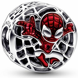 Hravá strieborná korálka Spider-Man Marvel 792350C01