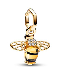 Krásný pozlacený přívěsek Včela Shine 762672C01