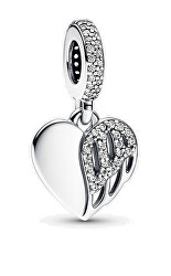 Charm in argento Cuore con ala d’angelo Moments 792646C01