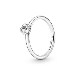 Bájos ezüst gyűrű cirkónium kővel Mennyei csillag 190026C01