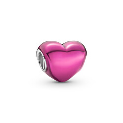Romantický korálek Ružové srdce 799291C03
