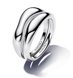 Slušivý set stříbrných prstenů 193264C00