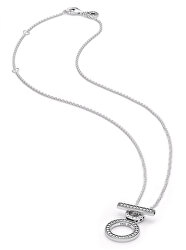 Stříbrný náhrdelník Double Hoop T 399039C01-45