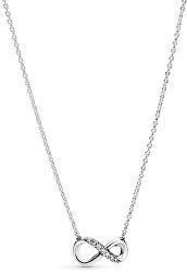 Stříbrný náhrdelník Třpytivé nekonečno 398821C01-50