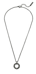 Fashion černý náhrdelník z oceli Gunport PEAGN0035702