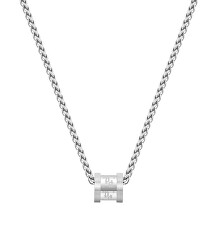 Moderní pánský náhrdelník z oceli Rondelle PEAGN0001901