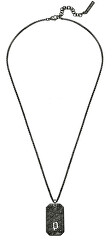 Moderní pánský náhrdelník z oceli Wire PEAGN0033803