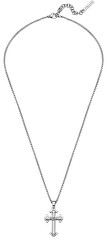 Pánsky oceľový náhrdelník s krížikom Spirit PEAGN0036401