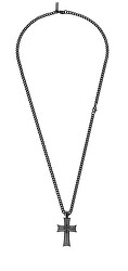 Stylový pánský náhrdelník Kříž s krystaly Zeal PEAGN0011003