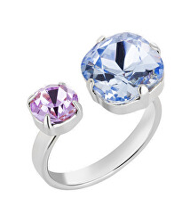 Glänzender Ring mit Steinen aus tschechischem Kristall Bonbon Candy 2492 70