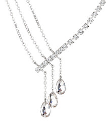 Blyštivý štrasový náhrdelník Crystal Drop s českým křišťálem Preciosa 2318 00
