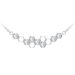 Jemný stříbrný náhrdelník Lumina 5298 00