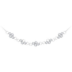 Jemný stříbrný náhrdelník Lumina 5300 00