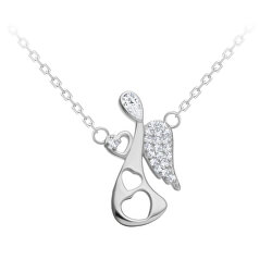 Nežný strieborný náhrdelník Angelic Touch 5294 00