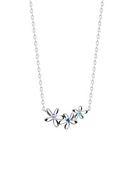 Něžný stříbrný náhrdelník Fresh s kubickou zirkonií Preciosa 5344 70