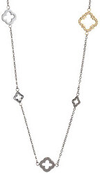 Collana in acciaio Grandeur con cristalli trasparenti 7242Y00