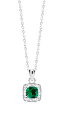 Překrásný stříbrný náhrdelník Minas Crystal Treasures 5312 66 (řetízek, přívěsek)