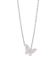 Pôvabný strieborný náhrdelník s kubickými zirkónmi Candy Floss 5400 69