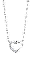Stříbrný náhrdelník s kubickou zirkonií True Love Royal Lagoon 5436 00