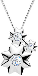 Hvězdičkový  stříbrný náhrdelník Orion 5245 00 (řetízek, přívěsek)