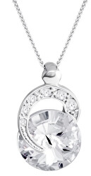 Stříbrný náhrdelník Gentle Beauty 6766 00L (řetízek, přívěsek)