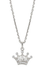 Stříbrný náhrdelník Korunka s kubickou zirkonií Vienna 5378 00