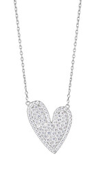 Collana in argento Cuore con zirconi cubici Preciosa Pure Love Glamour 5420 00