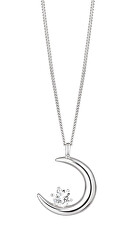 Stříbrný náhrdelník Měsíc PURE 5381 00 (řetízek, přívěsek)