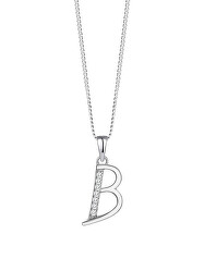 Ezüst nyaklánc "B" betű 5380 00B (lánc, medál)