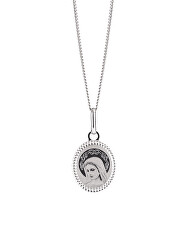 Stříbrný náhrdelník s medailonkem Panna Marie 6154 00