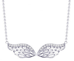 Ezüst nyaklánc cirkónium kövekkel Angel Wings 5217 00