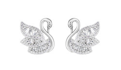 Orecchini scintillanti in argento Cigno Sparkling Swan Glamour 5417 00