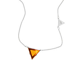 Elegantní stříbrný náhrdelník by Gabriela Koukalová Triangle N6270