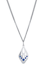 Krásný stříbrný náhrdelník Blue Butterfly KO6410_CU040_45_RH (řetízek, přívěsek)