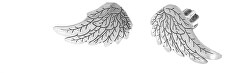 Něžné stříbrné náušnice ve tvaru andělských křídel Angelina NA6274_RH