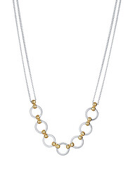 Půvabný bicolor náhrdelník ze stříbra Rona N6364_RH