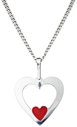 Romantický stříbrný náhrdelník Desire KO6013_CU035_50_A_RH  (řetízek, přívěsek)