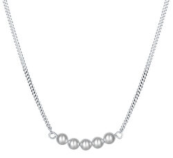 Trendy stříbrný náhrdelník Sweet pearl N6341_RH