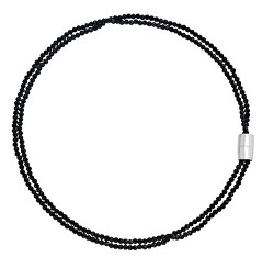 Dvojitý náhrdelník s korálky Magnetica System TJ3686