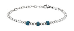 Bracciale a sfere in acciaio e ceramica greca Mixology TJ3543