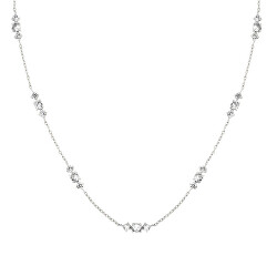 Elegantní ocelový náhrdelník s krystaly Triple JNTCS-J1016
