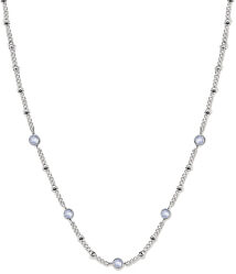 Ocelový náhrdelník s opalizujícími krystaly Raye JCSCS-J265