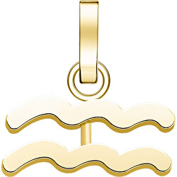 Oceľový prívesok Vodnár The Pendant PE-Gold-Aquarius-S