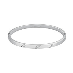 Elegantní pevný náramek s krystaly JBLCS-J1044