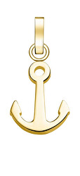 Pandantiv placat cu aur Ancoră The Pendant PE-Gold-Anchor