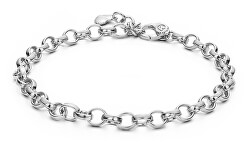 Elegante bracciale in argento per i ciondoli Storie RZB015