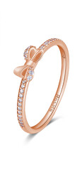 Krásny bronzový prsteň s mašličkou Allegra RZA026