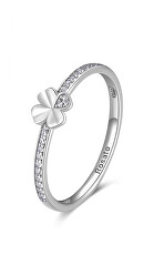 Krásny strieborný prsteň pre šťastie Allegra RZA021