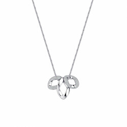 Půvabný stříbrný náhrdelník se zirkony Eva RZEV02
